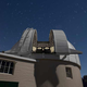 Two PANOSETI telescopes installed in the recently renovated Astrograph Dome at Lick Observatory in San Jose, California.